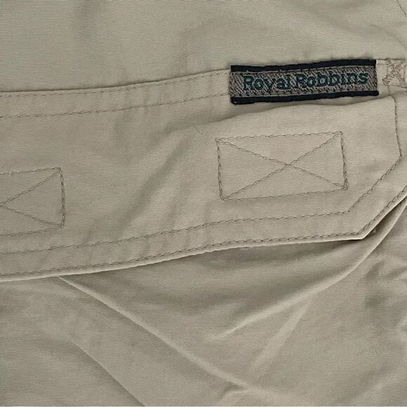 Royal Robbins Convertible Tan Pockets Straight Leg Men Pants Sz XL - Picture 10 of 13